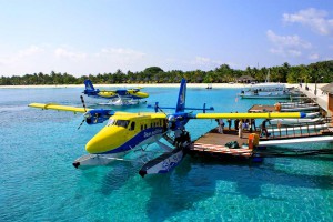 The seaplane that takes you around in Maldives. Photo Credit: Trans Maldivian Airways